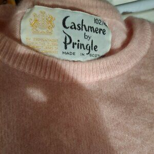 Cashmere LPink Crew Neck LS Sweater